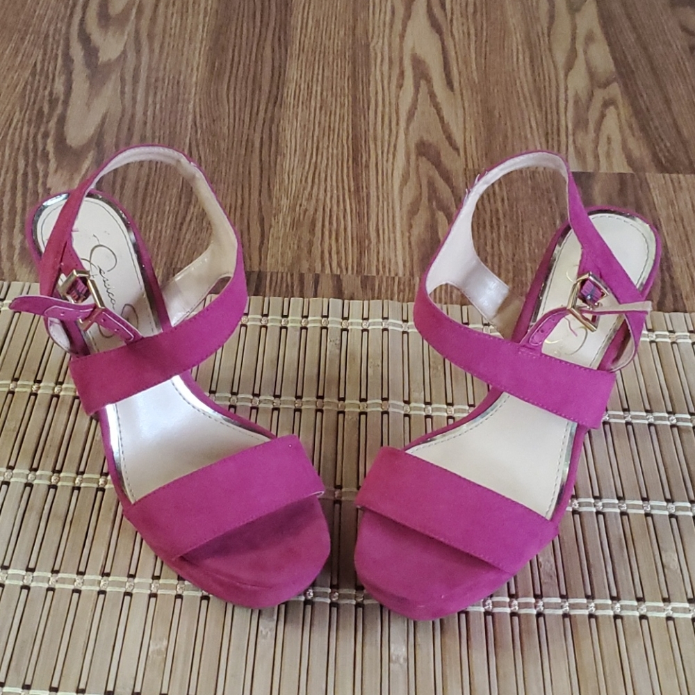 JessicaSimpson Priella Blockplatformslingback - Picture 4 of 11